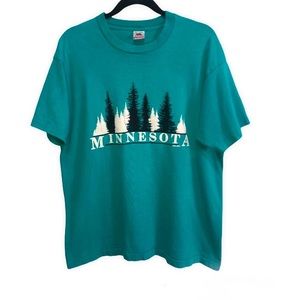 Vintage Minnesota Forest Single Stitch Tshirt